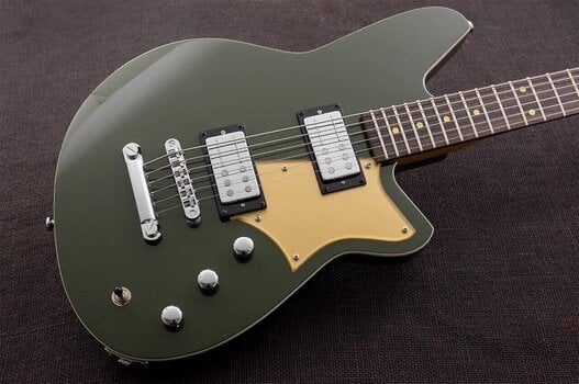 Elektrische gitaar Reverend Guitars Descent RA Army Green - 5