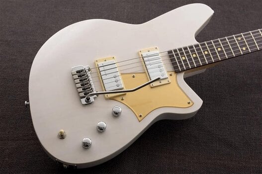 Elektromos gitár Reverend Guitars Descent W Transparent White - 4