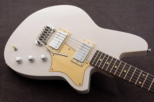 Elektromos gitár Reverend Guitars Descent W Transparent White - 5
