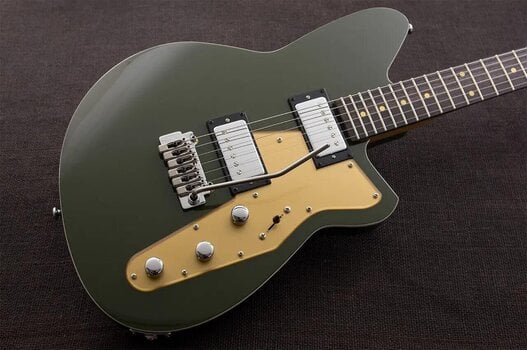 Elektrisk guitar Reverend Guitars Jetstream HB Army Green - 3