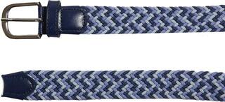 Belt Alberto Multicolor Braided White/Navy 85 cm Belt - 1