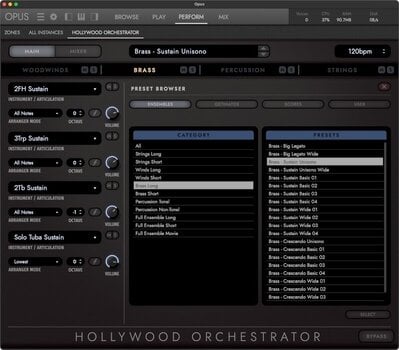 Software de estúdio de instrumentos VST EastWest Sounds HOLLYWOOD ORCHESTRA OPUS EDITION DIAMOND (Produto digital) - 5