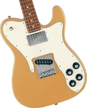 Elektrická kytara Fender MIJ Hybrid Telecaster Custom MN Gold - 3