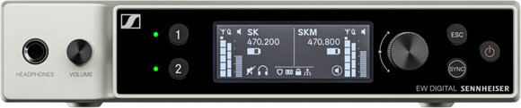 Système sans fil avec micro cravate (lavalier) Sennheiser EW-DX MKE 2 Set R1-6: 520 - 576 MHz - 2