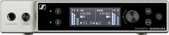 Ruční bezdrátový systém, handheld Sennheiser EW-DX 835-S Set Q1-9: 470,2 - 550 Mhz - 2