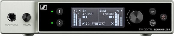 Système sans fil avec micro cravate (lavalier) Sennheiser EW-DX MKE 2 Set U1/5: 823,2MHz - 831,8MHz / 863,2MHz - 864,8MHz - 2
