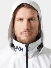 Jacke Helly Hansen Men's Crew Hooded Sailing 2.0 Jacke White 3XL - 4