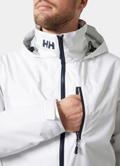 Jacke Helly Hansen Men's Crew Hooded Sailing 2.0 Jacke White 3XL - 5