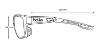 Yachting Glasses Bollé Airdrift Black Matte Acid/Sky Blue Polarized Yachting Glasses - 5
