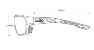 Yachting Glasses Bollé Airfin Black Matte Blue/Tns Polarized Yachting Glasses - 5