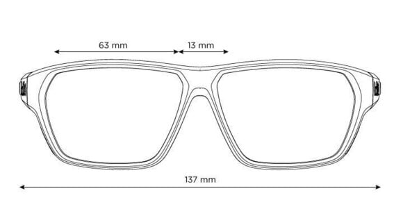 Jachtařské brýle Bollé Airfin Grey Matte Acid/Sky Blue Polarized Jachtařské brýle - 5