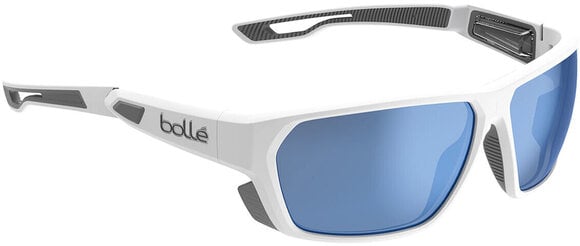 Yachting Glasses Bollé Airfin White Matte Grey/Volt+ Offshore Polarized Yachting Glasses - 2