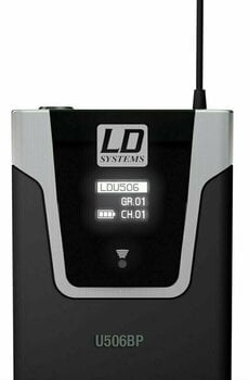 Système sans fil avec micro serre-tête LD Systems U506 BPH 2 - 4