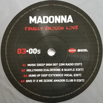 Disque vinyle Madonna - Finally Enough Love (Silver Coloured) (2 LP) - 5
