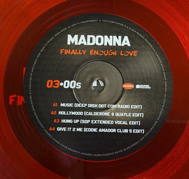 Disc de vinil Madonna - Finally Enough Love (Red Coloured) (Gatefold Sleeve) (Remastered) (2 LP) - 5