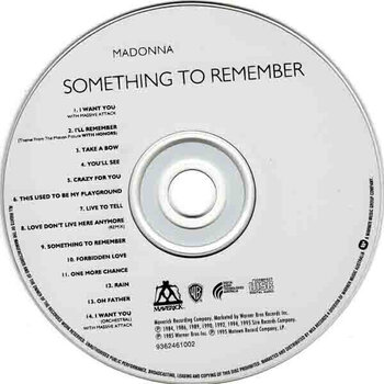 Music CD Madonna - Something To Remember (CD) - 2