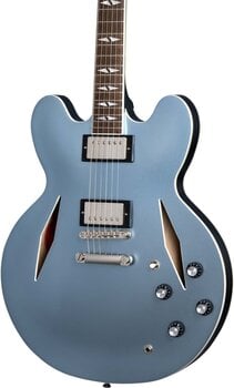 Halbresonanz-Gitarre Epiphone Dave Grohl DG-335 Pelham Blue - 4