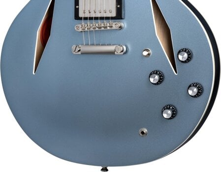 Halbresonanz-Gitarre Epiphone Dave Grohl DG-335 Pelham Blue - 5