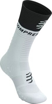 Juoksusukat Compressport Mid Compression Socks V2.0 White/Black T1 Juoksusukat - 2