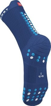Laufsocken
 Compressport Pro Racing Socks V4.0 Run High Sodalite/Fluo Blue T2 Laufsocken - 3