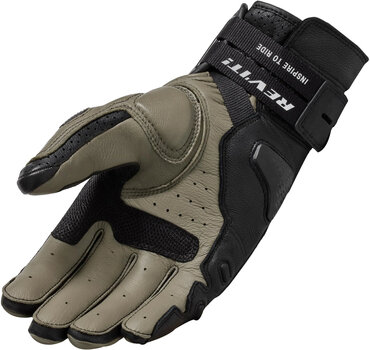 Motorcycle Gloves Rev'it! Gloves Cayenne 2 Black/Sand 3XL Motorcycle Gloves - 2
