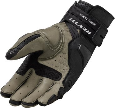 Motorcycle Gloves Rev'it! Gloves Cayenne 2 Black/Sand M Motorcycle Gloves - 2
