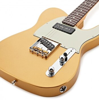 Elektromos gitár Fender MIJ Hybrid II Telecaster RW Mystic Aztec Gold - 3