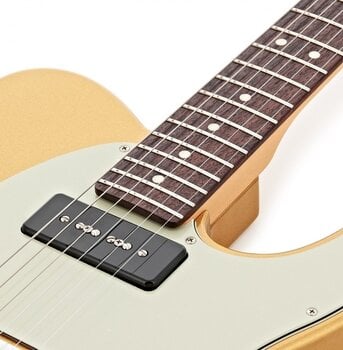 Elektromos gitár Fender MIJ Hybrid II Telecaster RW Mystic Aztec Gold - 4