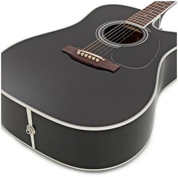 Dreadnought elektro-akoestische gitaar Takamine EF341SC Black - 4