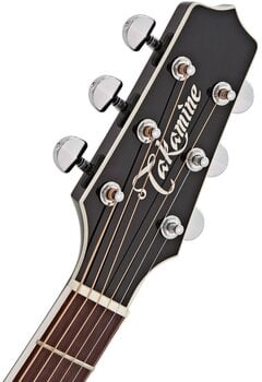Elektroakusztikus gitár Takamine EF341SC Black - 6