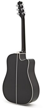 Dreadnought elektro-akoestische gitaar Takamine EF341SC-LH Black - 2