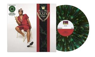Hanglemez Bruno Mars - 24K Magic (Translucent Forest Green with Opaque Spring Green and Custard Splatter Coloured) (LP) - 1