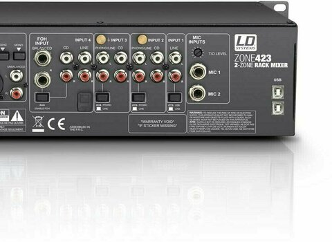 Rack Mixing Desk LD Systems ZONE 423 - 8