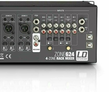 Rack Mixing Desk LD Systems ZONE 624 - 7