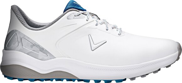 Golfsko til mænd Callaway Lazer Mens Golf Shoes White/Silver 42 - 2