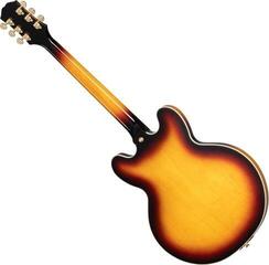 Halbresonanz-Gitarre Epiphone Sheraton Vintage Sunburst Halbresonanz-Gitarre - 1