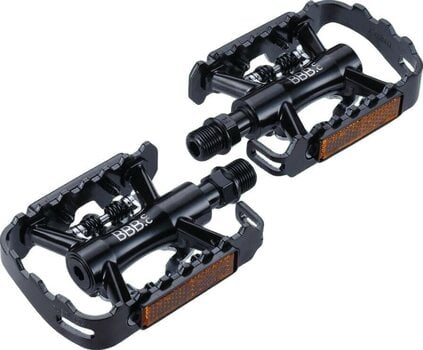 Clipless Pedals BBB DualChoice Classic 2.0 Black Flat pedals - 4