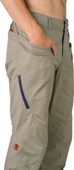 Calças de exterior Rafiki Crag Man Pants Brindle/Ink XL Calças de exterior - 8