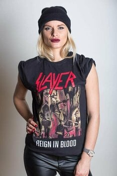 Skjorta Slayer Reign in Blood Mens T Shirt: L - 3