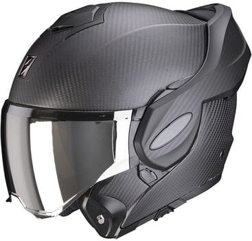 Helmet Scorpion EXO-TECH EVO CARBON SOLID Matt Black M Helmet - 3