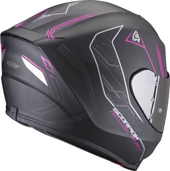 Helm Scorpion EXO 391 SPADA Matt Black/Pink XS Helm - 3