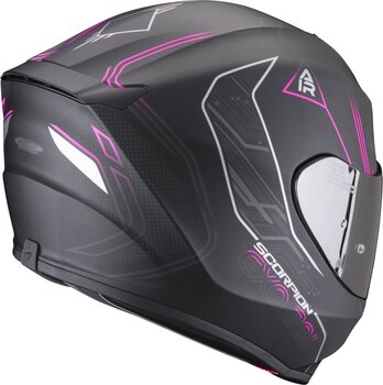 Helmet Scorpion EXO 391 SPADA Matt Black/Pink S Helmet - 3