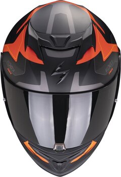 Helmet Scorpion EXO 520 EVO AIR ELAN Matt Black/Orange XL Helmet - 2