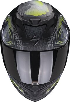 Helmet Scorpion EXO 520 EVO AIR MELROSE Matt Black/Yellow XXS Helmet - 2