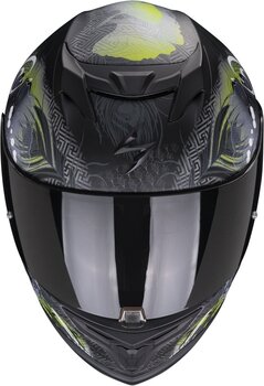 Helm Scorpion EXO 520 EVO AIR MELROSE Matt Black/Yellow XXS Helm - 2