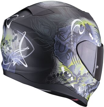 Helmet Scorpion EXO 520 EVO AIR MELROSE Matt Black/Yellow XXS Helmet - 3