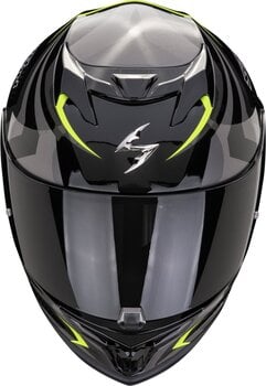 Helm Scorpion EXO 520 EVO AIR TERRA Black/Silver/Neon Yellow S Helm - 2
