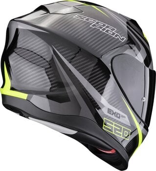 Helmet Scorpion EXO 520 EVO AIR TERRA Black/Silver/Neon Yellow S Helmet - 3