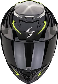 Helm Scorpion EXO 520 EVO AIR TERRA Black/Silver/Neon Yellow M Helm - 2