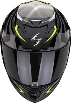 Přilba Scorpion EXO 520 EVO AIR TERRA Black/Silver/Neon Yellow XL Přilba - 2